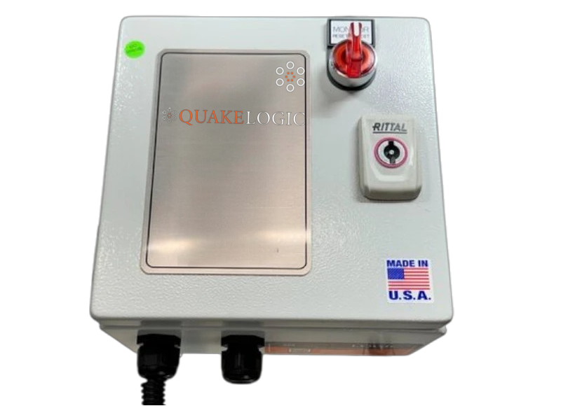 CUBE – Advanced Onsite Earthquake Early Warning System, Alarm Device, and Data Logger product image - SATURN SEISMIC SWITCH 6