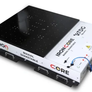 A high-force dual-axis shake table powered by an ironcore linear motor system, designed for geotechnical testing, soil-structure interaction studies, and structural dynamics.