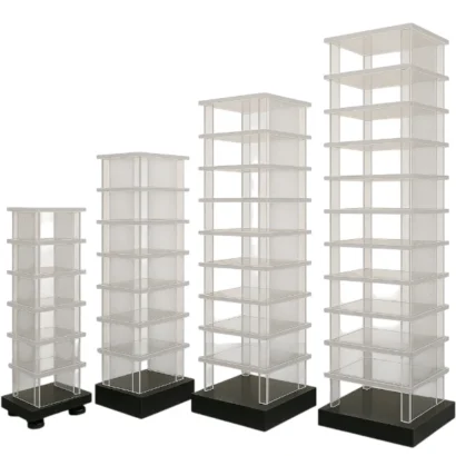QuakeTower Modular Plexiglass Structure Front View