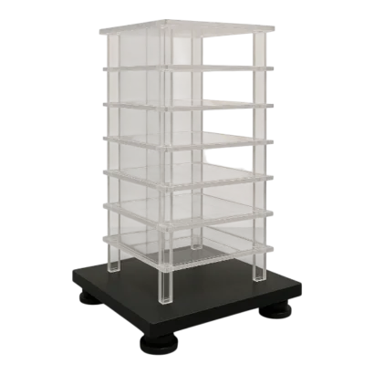 QuakeTower Modular Plexiglass Structure Application View
