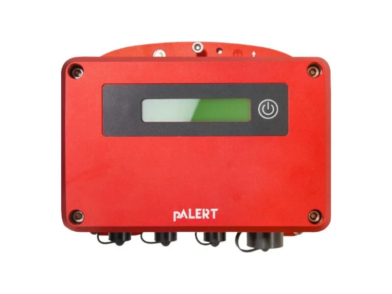 Palert-F330 tri-axial force balance accelerograph by Sanlien Technology, designed for high-precision earthquake early warning and structural health monitoring.