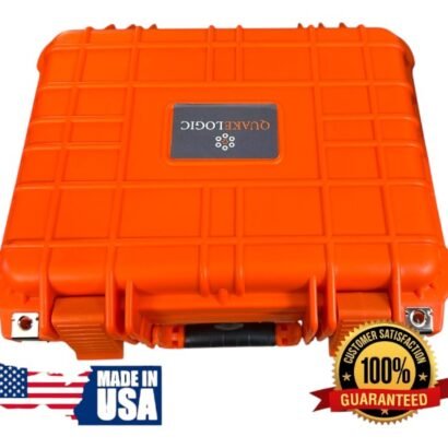 Quakely - Seismic Monitoring System | Earthquake Early Warning & Structural Health Monitoring Sensor Front View View 2
