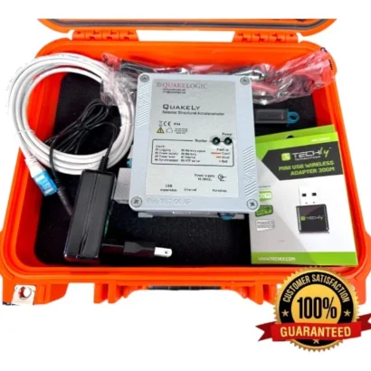 Quakely seismic monitoring sensor for earthquake early warning and structural health monitoring