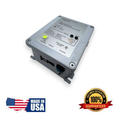 Quakely - Seismic Monitoring System | Earthquake Early Warning & Structural Health Monitoring Sensor Front View