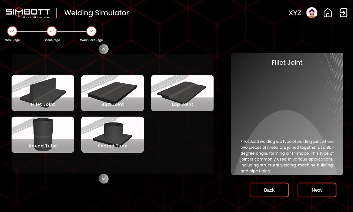 welding-vr-workpiece-selection