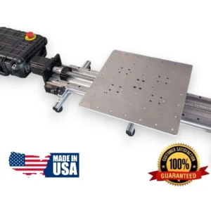 ShakeBot-40Z vertical shake table platform view using the shared ShakeBot chassis