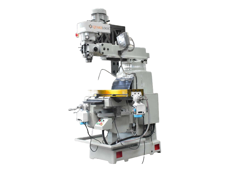 QL-MillMaster Manual Knee Milling Machine product image - QuakeLogic Datasheet QL MillMaster 2