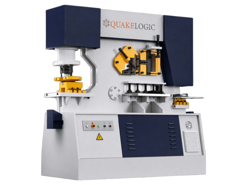 QL-IronForce 100 Industrial Hydraulic Ironworker product image - QuakeLogic Datasheet QL IronForce 100 2