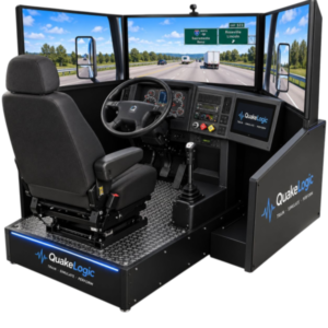 QuakeLogic Class A CDL Truck Driving Simulator