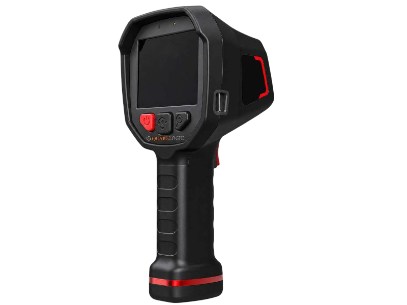 QUAKEAI — Rugged Triaxial Accelerograph product image - QuakeLogic Datasheet QL FireVision 640